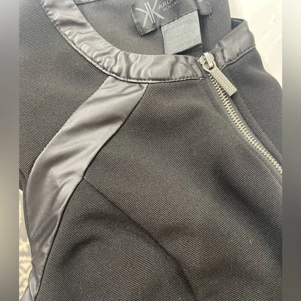 Kardashian Kollection Women's Blouse Size Large Zip Up Lightweight Jacket EUC - Picture 10 of 10